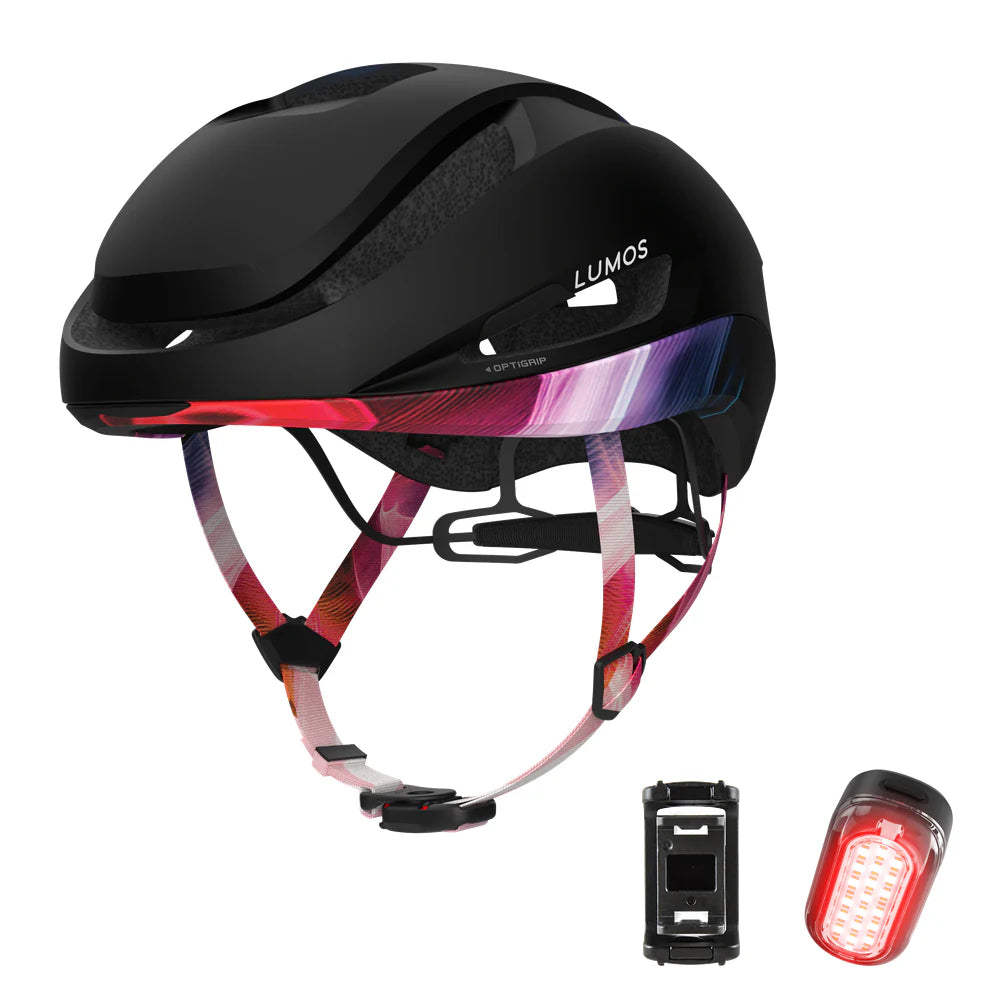 What is in the box: Lumos Aero GT helmet with Mips, Lumos Firefly Mini and Firefly Mini Port Adapter