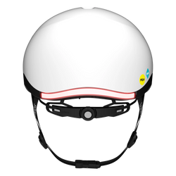 Lumos Nyxel Smart Bike Helmet — White — quin