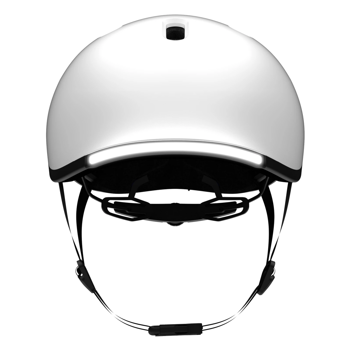Lumos Nyxel Smart Bike Helmet — White — standard