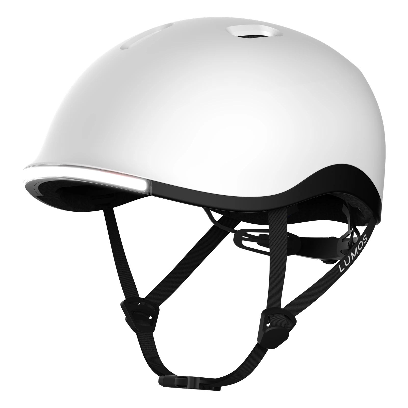 Lumos Nyxel Smart Bike Helmet — White — standard