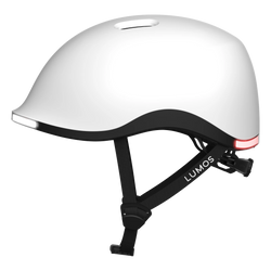 Lumos Nyxel Smart Bike Helmet — White — standard