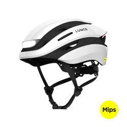 Lumos Ultra Smart Bike Helmet — Jet White